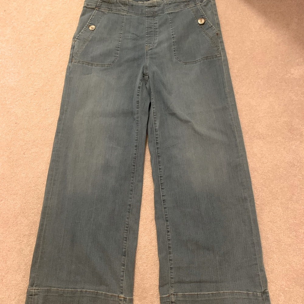 CHICOS WIDE LEGG JEANS